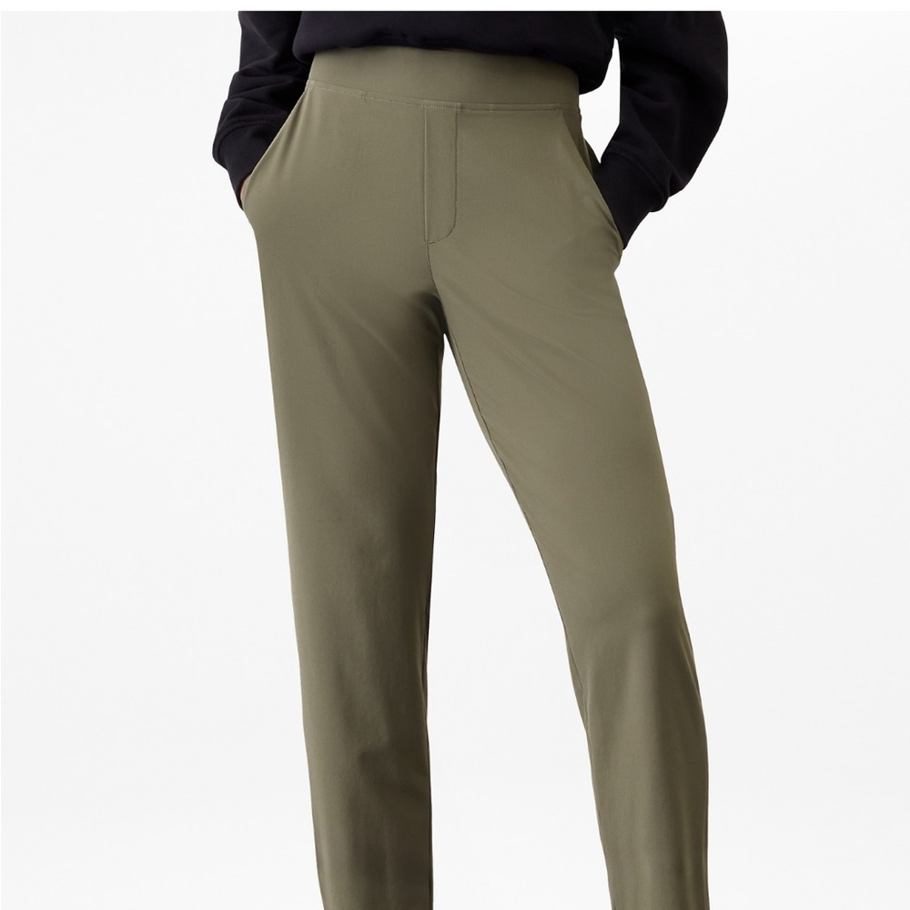 Athleta olive green pants